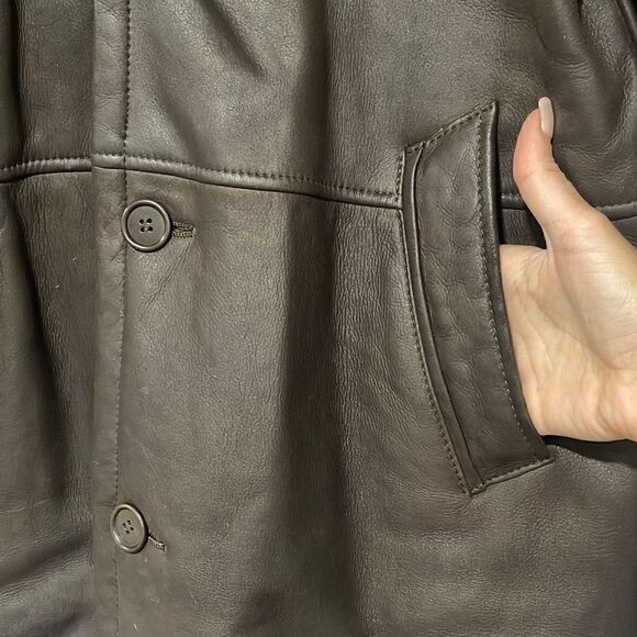 Valstar Milano Shearling Coat Men’s 48 - Picture 4 of 13